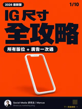 IG 尺寸全攻略圖文封面
