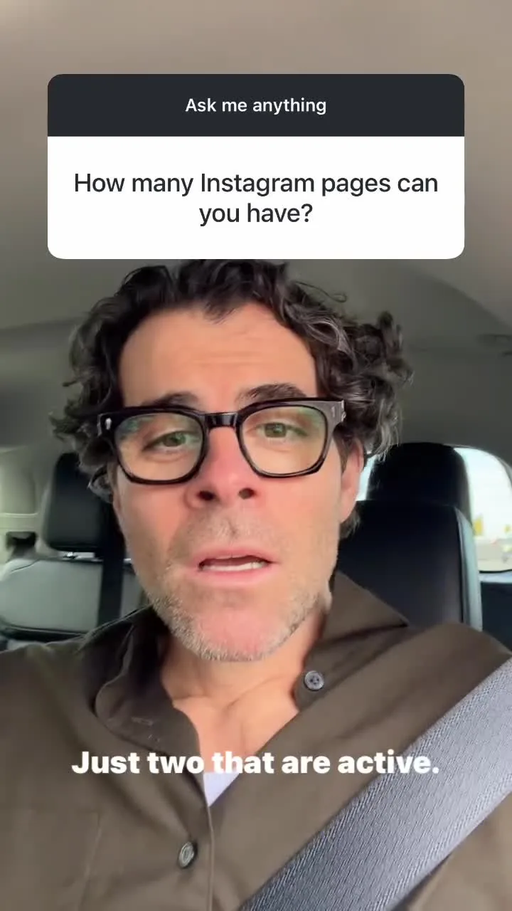 你自己有多少個 Instagram 帳號？｜資料來源原圖