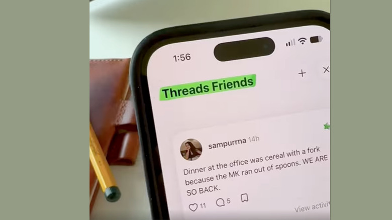 Threads Friends 功能畫面